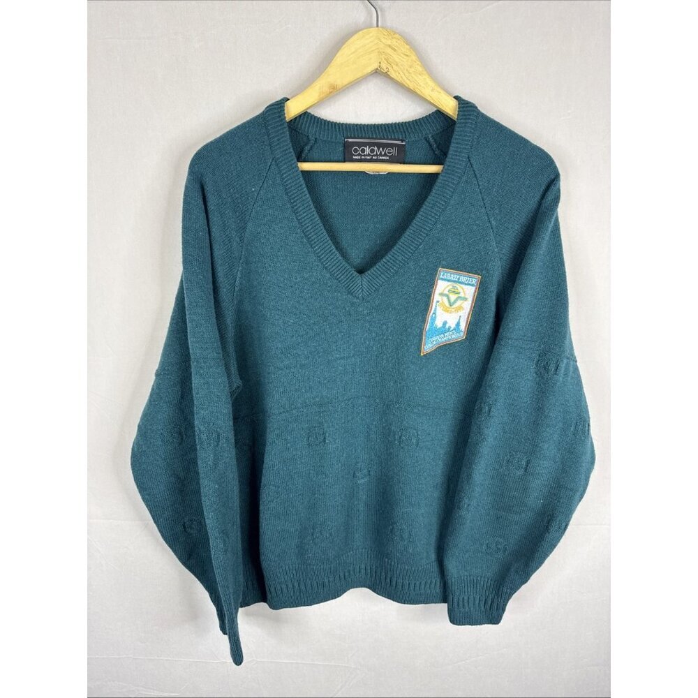 Vintage 1993 Labatt Brier Ottawa Curling Championship Sweater Caldwell Canada L